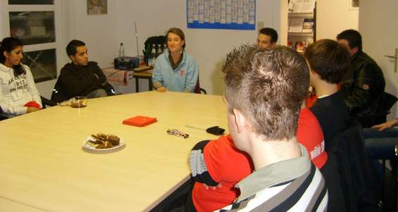 Die Juso-Bundesvorsitzende Franziska Drohsel zu Besuch bei den Jusos-Offenbach