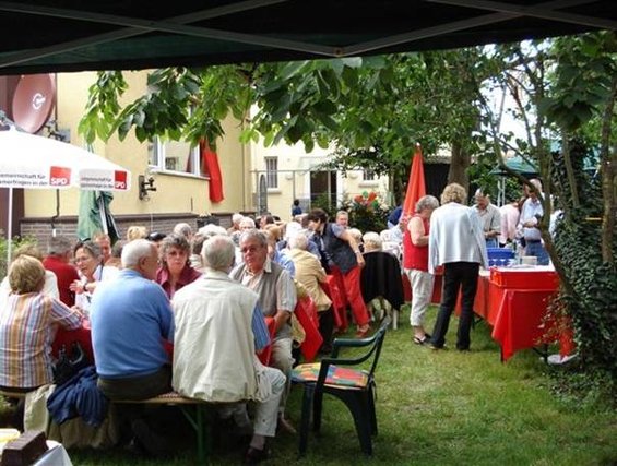 Viel Andrang im Hock'schen Garten